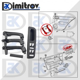 Комплект дръжки вътрешни VW Golf IV Bora